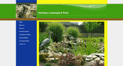Desktop Screenshot of harmonypond.com